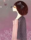 女孩与蝶[91熊猫桌面主题]