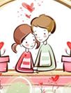 小情侣的小浪漫壁纸