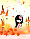 花落时炫彩壁纸