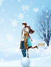 浪漫雪天温暖你我动态壁纸