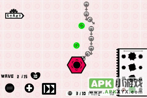 病毒塔防试玩版:ViVirus Lite