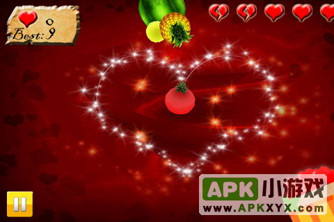水果忍者情人节版:Fruit Ninja Kaka Valentine