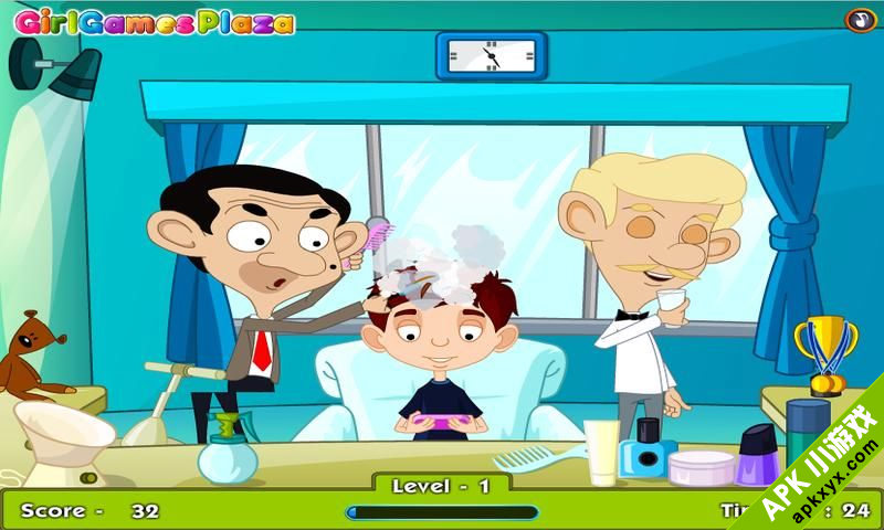 憨豆先生搞怪美发沙龙:Mr Bean Trouble In Hair Saloon