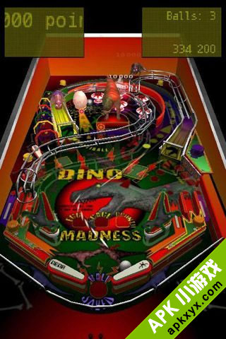 迪诺疯狂弹球:Dino Madness Pinball