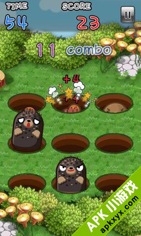 愤怒的鼹鼠:Angry Doogipang- Whack a mole