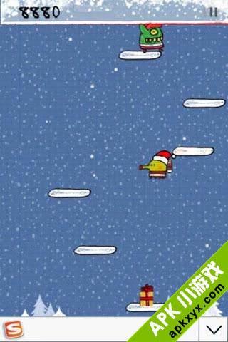 涂鸦跳跃圣诞节版：doodle jump christmas