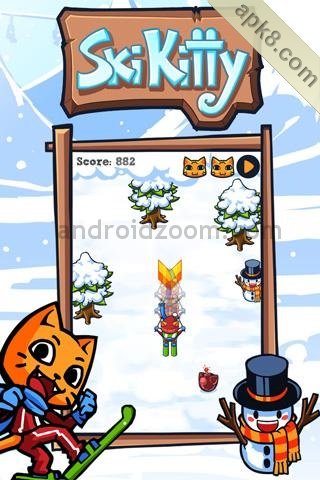 滑雪猫咪:SKI KITTY CAT