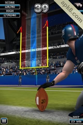 指尖橄榄球:NFL Kicker!