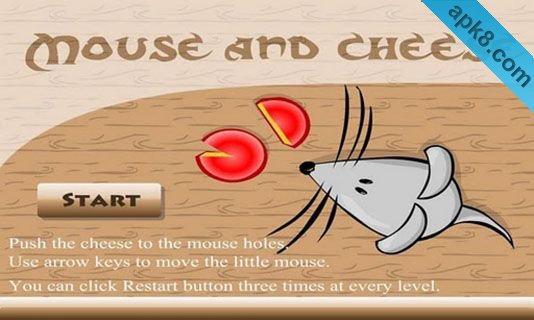 老鼠与奶酪推箱子:Mouse and Cheese Sokoban