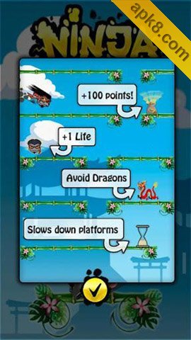 忍者坠落:Ninja Falldown