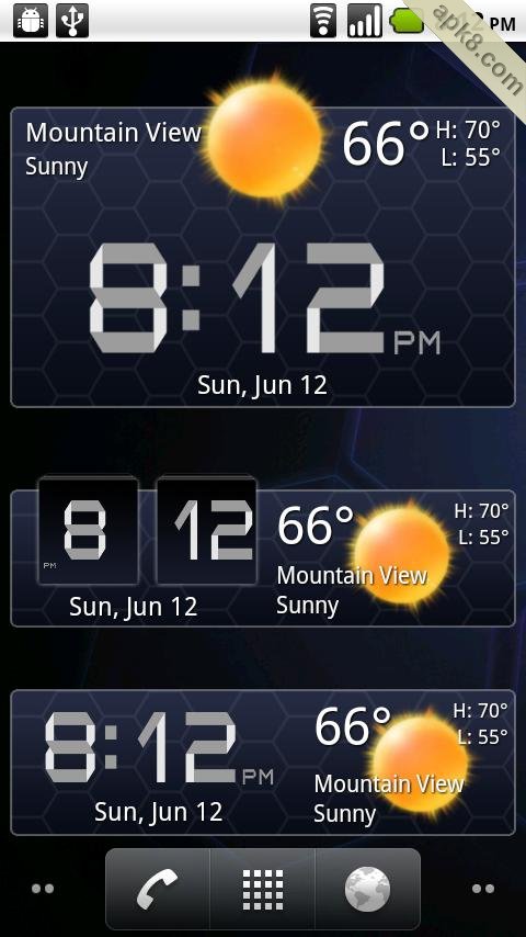 天气时钟插件(Fancy Widgets)