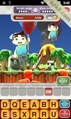 填字游戏:Hanging With Friends