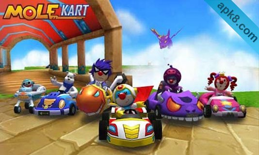 摩尔卡丁车 HD:Mole Kart