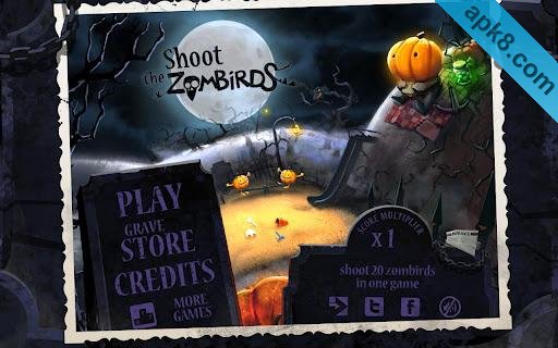 大战僵尸鸟:Shoot The Zombirds