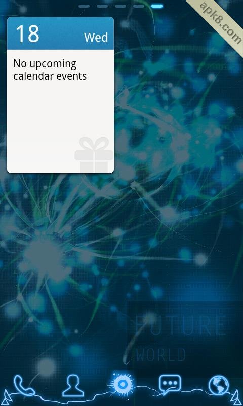 GO桌面日历小部件