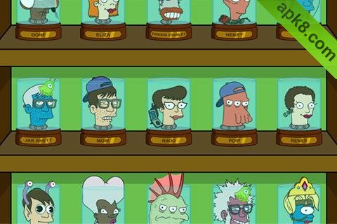 未来头像创造：Futurama Head-in-a-Jar Creator