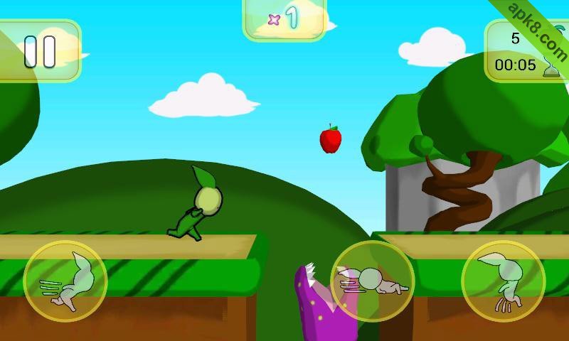 在苹果地的喃喃:Nom Nom in Appleland