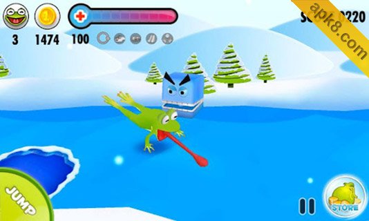 冰上青蛙:Frog on Ice