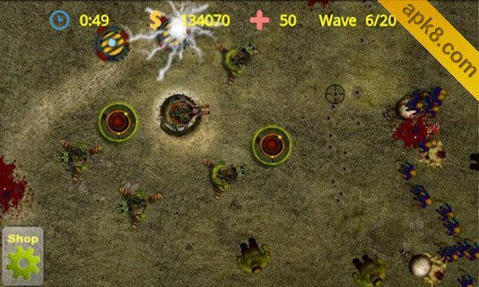 机关枪大战僵尸:Zombie Vs Cannon