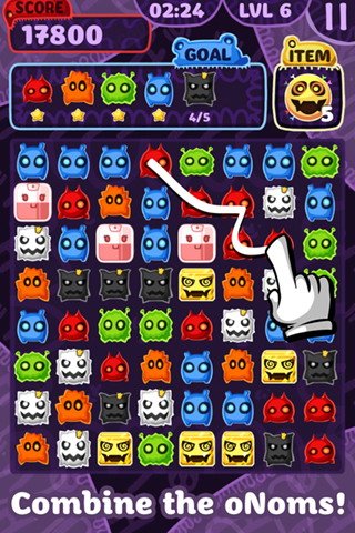 小怪物消除:oNomons
