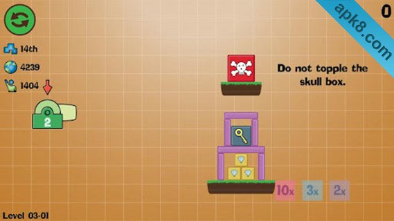 击倒箱子 HD:Box Topple - Knockdown