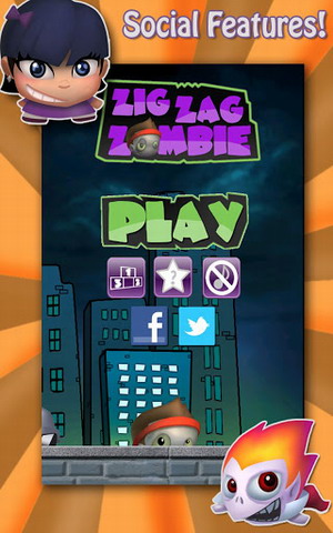 发射僵尸:Zig Zag Zombie