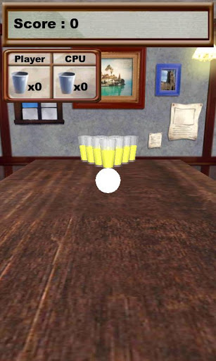 啤酒杯:Beer pong