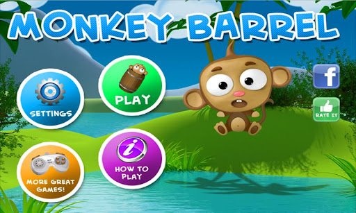 猴子桶 高清版：Monkey Barrel Game