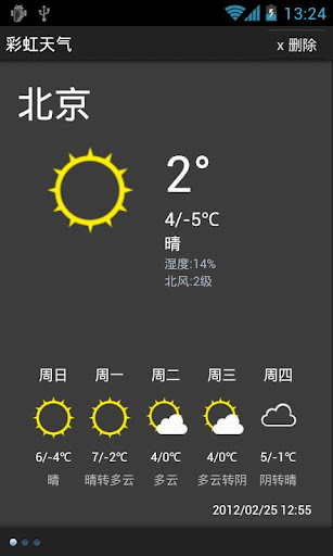 彩虹天气