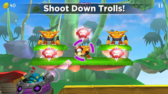 画面劲爆的第三人称射击游戏大作：小龙斯派罗巡逻者：Skylanders Cloud Patrol
