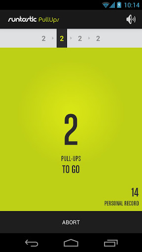 引体向上运动助理:Runtastic Pull-Ups PRO