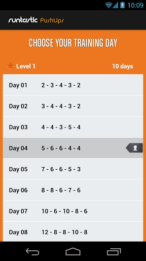 俯卧撑锻炼:Runtastic Push-Ups PRO