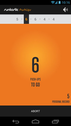 俯卧撑锻炼:Runtastic Push-Ups PRO