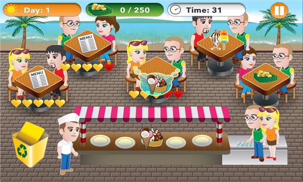 冰淇淋餐厅制作：Crazy Ice Cream Restaurant