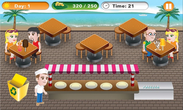 冰淇淋餐厅制作：Crazy Ice Cream Restaurant