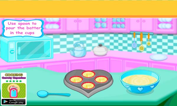 烤蛋糕：Bake Cupcakes