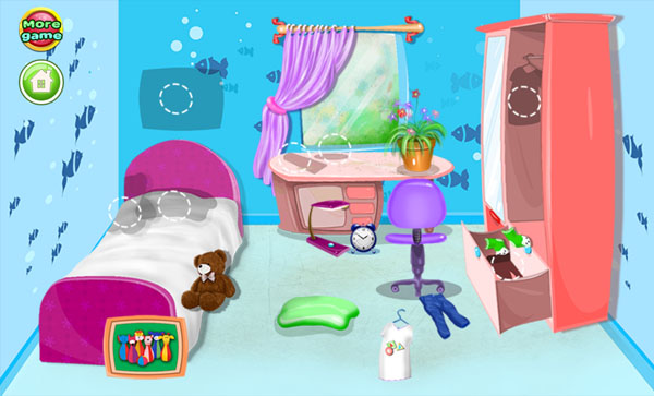 和娜娜一起打扫凌乱的房间：Clean up Messy Room with Nana