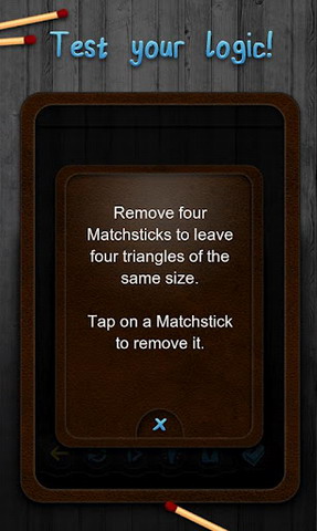火柴谜题：Matchstick Puzzles