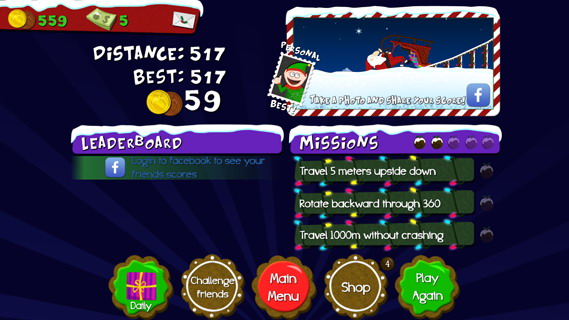 圣诞老人冲刺：Santa\\\'s Xmas Dash