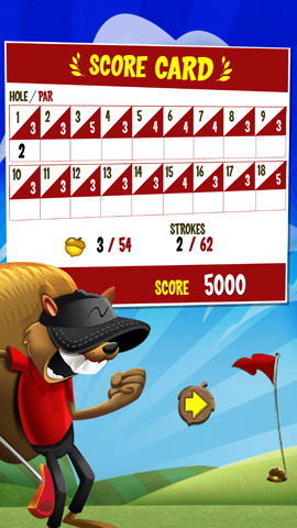 松鼠高尔夫:Nutt Putt - App Coin