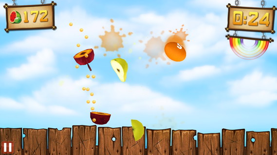 水果忍者大战彩虹糖:Fruit Ninja vs Skittles