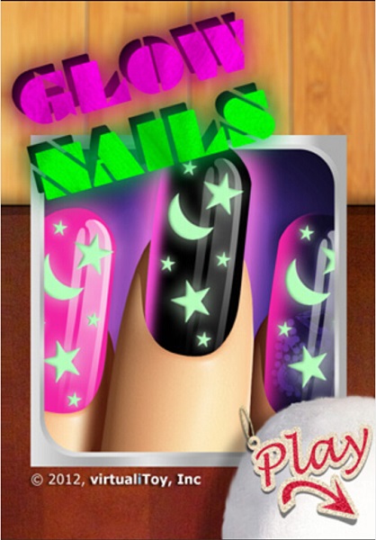 夜光指甲：Glow Nails Manicure
