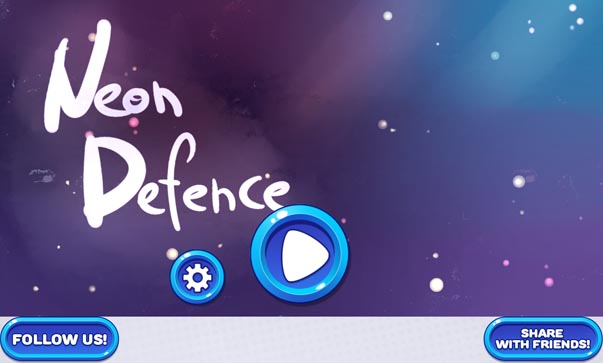 霓虹灯的防御：Neon Defense