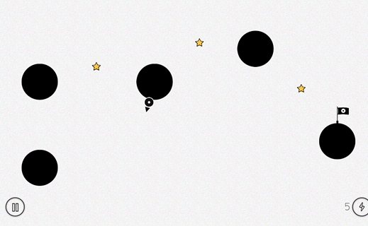 黑白星球旋转