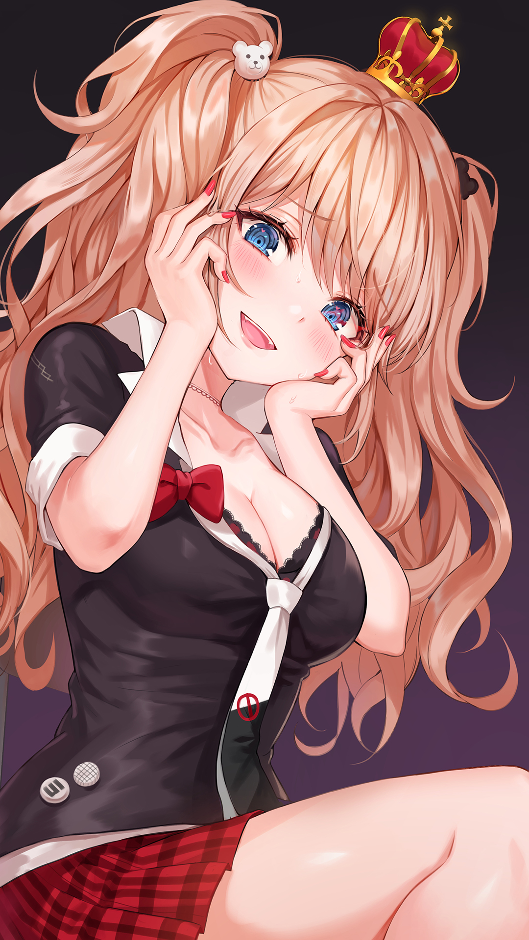 动漫美女插画高清手机壁纸