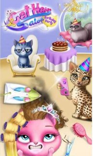 猫咪美发沙龙生日派对