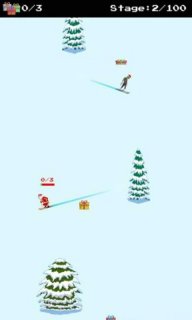 圣诞老人和僵尸的滑雪大战