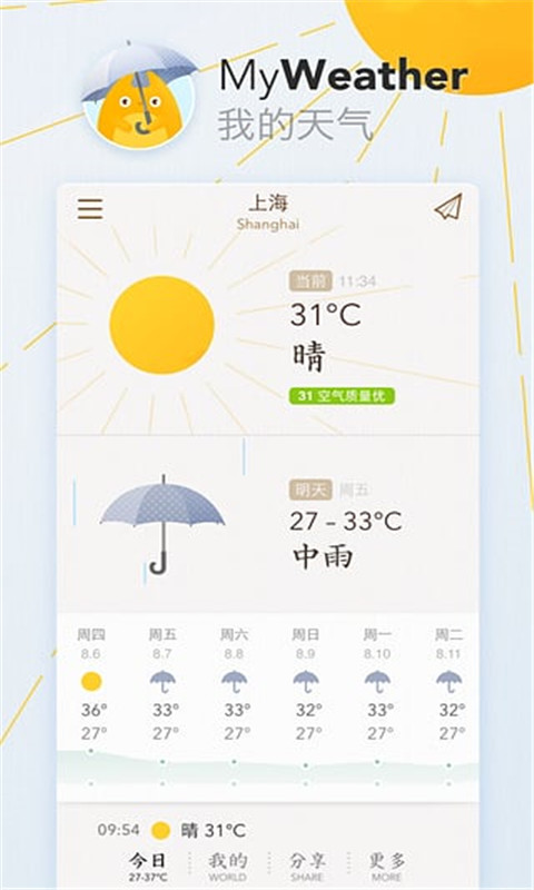 我的天气 MyWeather