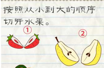 最囧游戏2第16关从小到大切开水果顺序介绍!