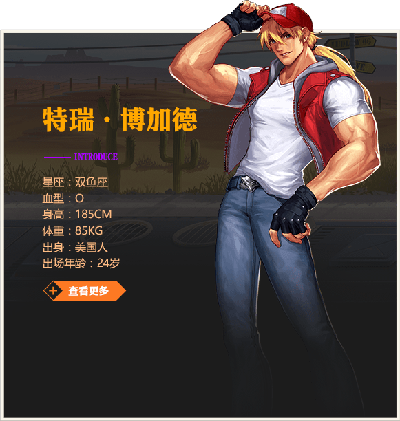 拳皇命运手游特瑞有什么技能_拳皇命运特瑞人物技能介绍